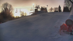 Otočná kamera na sjezdovce