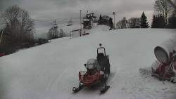 Otočná kamera na sjezdovce