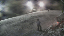 Otočná kamera na sjezdovce