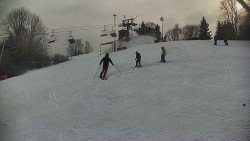 Otočná kamera na sjezdovce