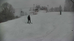 Otočná kamera na sjezdovce