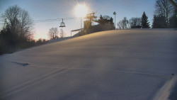 Otočná kamera na sjezdovce