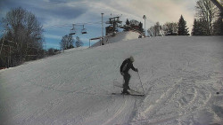 Otočná kamera na sjezdovce