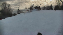 Otočná kamera na sjezdovce