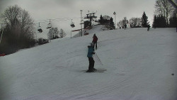 Otočná kamera na sjezdovce