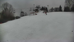 Otočná kamera na sjezdovce