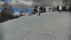 Otočná kamera na sjezdovce