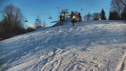 Otočná kamera na sjezdovce