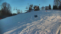 Otočná kamera na sjezdovce