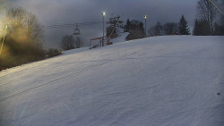 Otočná kamera na sjezdovce