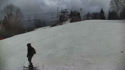 Otočná kamera na sjezdovce