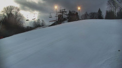 Otočná kamera na sjezdovce