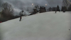 Otočná kamera na sjezdovce