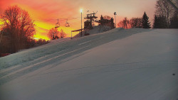Otočná kamera na sjezdovce