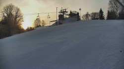 Otočná kamera na sjezdovce