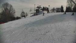 Otočná kamera na sjezdovce