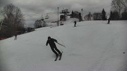 Otočná kamera na sjezdovce