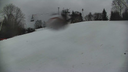 Otočná kamera na sjezdovce