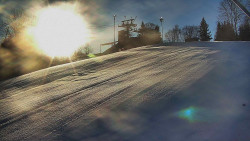 Otočná kamera na sjezdovce