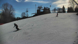 Otočná kamera na sjezdovce