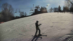 Otočná kamera na sjezdovce