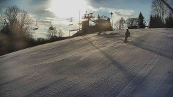 Otočná kamera na sjezdovce