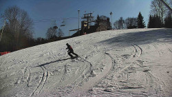 Otočná kamera na sjezdovce