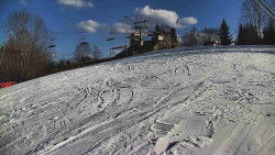 Otočná kamera na sjezdovce