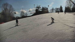 Otočná kamera na sjezdovce