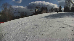 Otočná kamera na sjezdovce