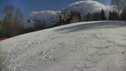 Otočná kamera na sjezdovce