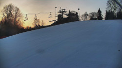 Otočná kamera na sjezdovce