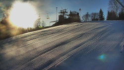 Otočná kamera na sjezdovce