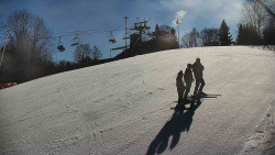 Otočná kamera na sjezdovce