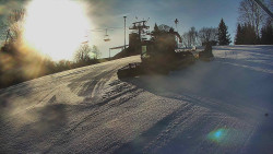 Otočná kamera na sjezdovce