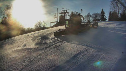 Otočná kamera na sjezdovce