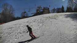 Otočná kamera na sjezdovce