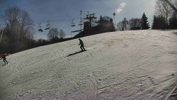 Otočná kamera na sjezdovce