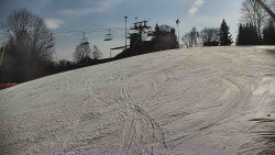 Otočná kamera na sjezdovce