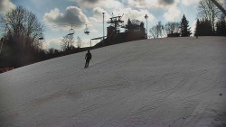 Otočná kamera na sjezdovce