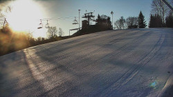 Otočná kamera na sjezdovce