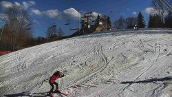 Otočná kamera na sjezdovce