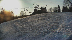 Otočná kamera na sjezdovce