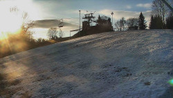 Otočná kamera na sjezdovce