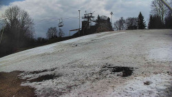 Otočná kamera na sjezdovce