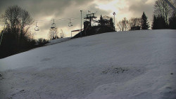 Otočná kamera na sjezdovce