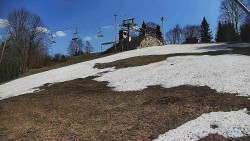 Otočná kamera na sjezdovce