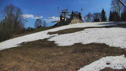 Otočná kamera na sjezdovce