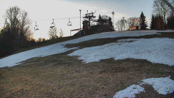 Otočná kamera na sjezdovce