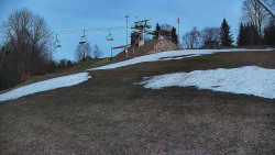 Otočná kamera na sjezdovce